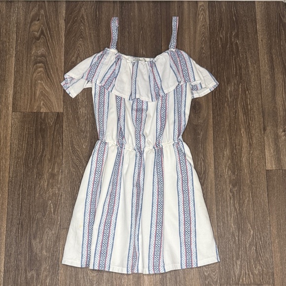 Abercrombie Kids Blue and Red Patterned Dress Girls Size 15/16 - Picture 11 of 11